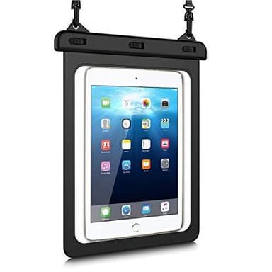 HopMore Wasserdicht Hülle,Staubdicht wasserdichte Tasche Durchsichtig Schutztasche für iPad 9/8/7 10.2", iPad Pro 9.7,iPad Air 1/2/3, Lenovo M10,Samsung Tab A8/S6 Lite/A7 Lite,Huawei(8.1-10.5 Zoll)