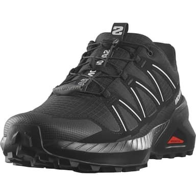 Salomon Speedcross Peak Herren Trail-Laufschuhe, Präzise Passform, Geländegängiger Schutz, Aktiver Grip, Black, 43 1/3