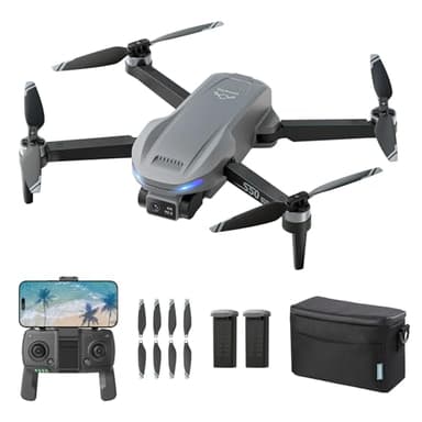 Ameta Drohne mit Kamera 4K und GPS, S50 Lite FPV Drohne für Kinder und Erwachsene mit Auto Return/ 50 Minuten Flugzeit/Follow Me/Intelligent Mode/Gestensteuerung/ 500M Reichweite, Unter 249g