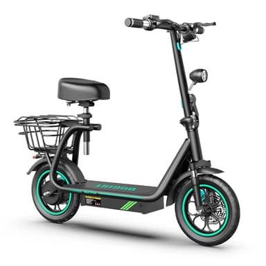 M5 Pro Faltbarer E-Scooter | 20 km/h Höchstgeschwindigkeit | 48V/13Ah Akku | 45 km Reichweite | Hochwertiges E-Scooter für Erwachsene | LED-Display | Ideal für Stadtfahrten
