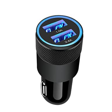 Zigarettenanzünder USB Ladegerät, AILKIN 3.4A Auto Ladegerät 2-Port USB Kfz Ladeadapter für iPhone 16 Pro Max/15/14/13/12/11,Samsung Galaxy S25/S24/S23/S22/S21/S20/S10/A16/A15/A56/A55/A36,Google Pixel
