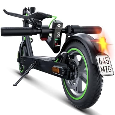 E Scooter mit Straßenzulassung, 350W Motor E Roller mit App, 30KM Reichweite, Elektroroller 120kg Tragkraft, Faltbarer Elektroscooter Erwachsene für den Pendlerverkehr, Mit Electric Scooter-Tasche