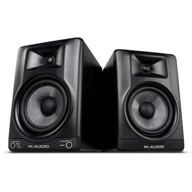 M-AUDIO BX5BT 5-Zoll Desktop Studio Monitor Lautsprecher Paar mit DSP, Bluetooth sowie App-Steuerung für Musikproduktion, Video-Editing, Content Creation und Podcasting