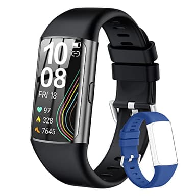 Tipmant Smartwatch für Damen und Herren, 1,47 Zoll, Touchscreen, Smart Watch mit Herzfrequenz, Pulsoximeter, Schrittzähler, bunt, Schlaf, wasserdicht IP68, Fitness Tracker für Android iOS