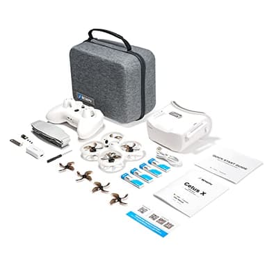 BETAFPV Betaflight ELRS Cetus X FPV-Kit mit LiteRadio 3-Sender, C04-Kamera, VR03-Brille mit DVR-Aufnahmefunktion, Unterstützt 2S Power Advanced RTF-Kit für Anfänger, Um schneller und Weiter Zu Dliegen