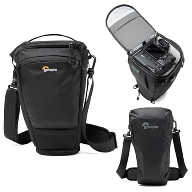 Lowepro ProTactic TLZ 75 Pro AW III Toploader-Kameratasche für spiegellose DSLR, Vol. 6 l, Abm.: 37x14x16 cm, f. Kameras mit angesetztem Objektiv, modulare Schultertasche, f. Fotografen/Videofilmer