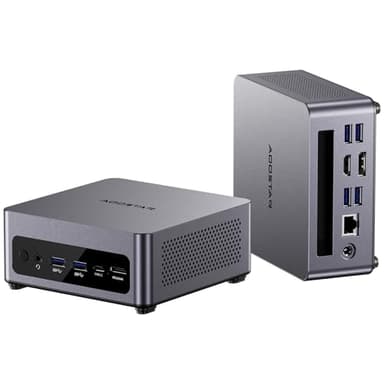 AOOSTAR G5 Mini PC Ryzen 7 5825U (8C/16T, bis zu 4,5 GHz), Mini Computer 32GB DDR4 RAM 1T SSD mit Radeon Graphics 8 Kerne 3200 MHz, Unterstützung für OCULINK/4K Triple Display/HDMI/DP/Type-C
