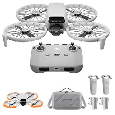 DJI Flip mit Vielseitiges Zubehör, Drohne mit Kamera 4k Erwachsene, Mini Drohne mit Kamera, < 249 g, Drohne Follow Me Funktion, 13 km Videoübertragung, Handstart, autom. Rückkehr, 31 min Flugzeit
