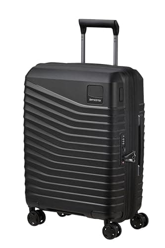 Samsonite Intuo - Spinner S, Erweiterbarer Handgepäck, 55 cm, 39/45 L, Schwarz (Black)