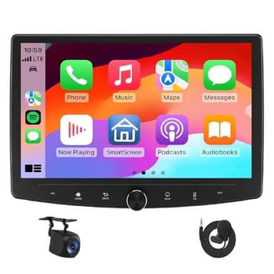 Eonon 10,1 Zoll Android 13 Autoradio Doppel-Din 6+64GB 4G LTE GPS Sat NAV CarPlay Android Auto Bluetooth WiFi EQ SWC mit Rückfahrkamera UX6SK-PLUS
