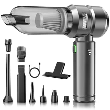 NVKHG Handstaubsauger, 22000Pa Handstaubsauger Akku, 3-Gang 8000 U/min Elektrische mit Bürstenloser Motor, Mini Staubsauger, Auto Kabellos Staubsauger für Büro Genutzt, Haus, Küche, Tierhaare