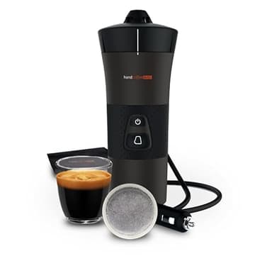 Handpresso - Handcoffee Auto 21000 | 12V Kaffeemaschine Auto - Kaffeemaschine 12 volt für Auto | Senseo Pads-Kaffeemaschine fürs Auto - Reise 12V Kaffeemaschine pads | Kaffemaschine 12 volt wohnmobil