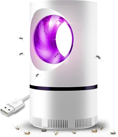 Insektenvernichter Elektrisch,Mückenschutz Lampe,2025 NEU Mückenlampe Outdoor,UV Fliegenfalle Elektrisch USB Insektenvernichter Mückenfalle Fluginsektenvernichter,Insektenlampe für Schlafzimmer Gärten