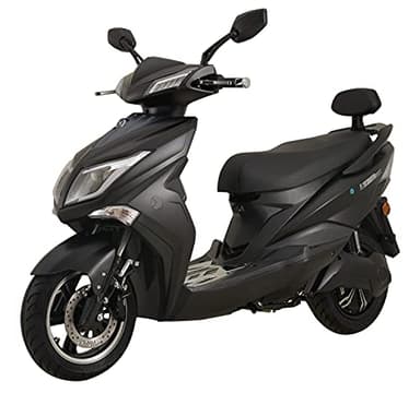 elrofu Elektroroller Hawk 3000 E Roller Elektro mit Straßenzulassung 45 km/h, Mattschwarz