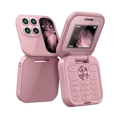 2024 Neue I17pro Mini-Klapphontastatur, Nicht-Smartphone, Senioren-Telefon, 2G-Netzwerk-Zifferblatt, Funkgeschwindigkeit, mehrsprachig, faltbar, FM-Telefon, Display, Seniorenvater, Telefon, Sprache,