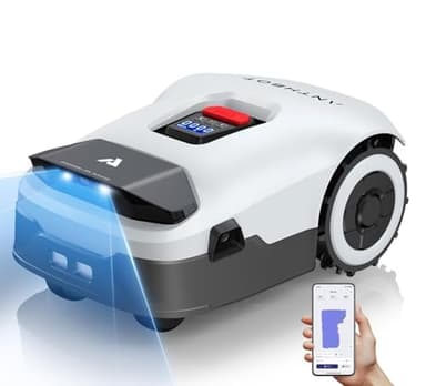 ANTHBOT Mähroboter ohne Begrenzungskabel – 850㎡ Rasenmähroboter mit GPS, V-SLAM & 3D Vision, 300° Echtzeit-Umgebungserkennung, automatisches Mähen