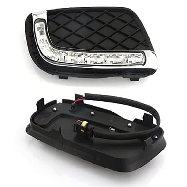 BAKUGO 2 Stück Tagfahrlicht Nebelscheinwerfer Blinkerleuchte Für Benz Smart Fortwo 2008 2009 2010 2011,White Yellow