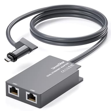 Starlink-Ethernet-Adapter Gen 2 mit zwei Anschlüssen, Starlink V2-Ethernet-Adapter mit mehreren Anschlüssen für kabelgebundenes externes Netzwerk – schnelle und stabile Verbindung mit bis zu 1 Gbit/s