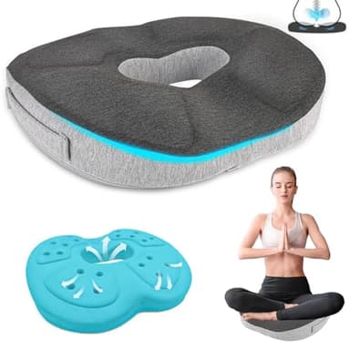 Rzspher Hämorrhoiden Sitzkissen, Sitzring, Hämorriden Kissen zur Wirksamen Linderung von Hämorrhoiden, Prostata, Ischias und Rückenschmerzen, Ideal für Büro, Auto und Rollstuhl