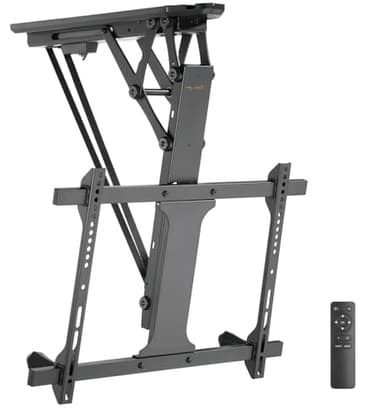 mywall HL 41ML TV-Deckenhalterung Deckenhalter Motorisiert Höhenverstellbar Schwenkbar Drehbar Schwarz