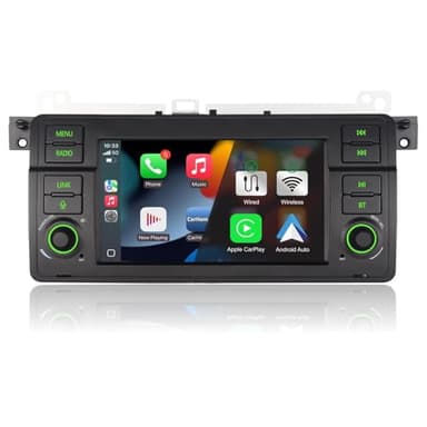 Autoradio für BMW E46 3 Series 1999-2005 Radio mit Kabelloses CarPlay Android Auto