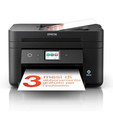 Epson WorkForce WF-2960DWF A4-Multifunktions-Tintenstrahldrucker mit kabellosem Betrieb und inkl. 3 Monate kostenlosem ReadyPrint Flex Tinten-Abo*