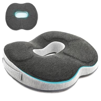 Auoketuo Anti-Dekubitus Sitzkissen – Orthopädisches Donut-Kissen, wirksam bei Hämorrhoiden, Prostatabeschwerden, Steißbein-, Ischias- und Rückenschmerzen, ideal für den Einsatz zu Hause, im Büro