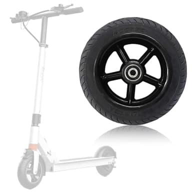 Abiemuce 8 Zoll E Scooter Reifen, Voll Vorderrad 200×50, Ersatzräder für Scooter, Elektroroller Vollgummireifen mit Nabe, Rutschfest, Stoßfest, für Elektro Roller Vorderrad, Roller Reifen, Ersatzräder