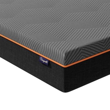 Vesgantti Schaummatratze, ergonomische Matratze Gel-Memoryschaum Matratze mit Abnehmbarer Bezug, Härtegrad H2 & H3 Öko-Tex Zertifiziert (grau-16CM, 90 x 200cm)