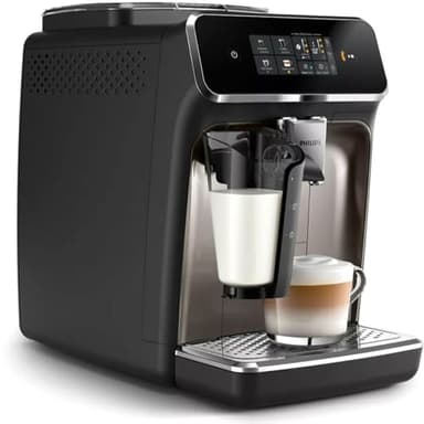 Automatische Espressomaschine - PHILIPS - Silent Brew EP2336/40 - 4 LatteGo-Getränke - Chromschwarz