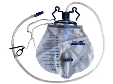 5 Stück Urinbeutel Urindrainagebeutel geschlossenes System 2000ml Schlauch 120cm
