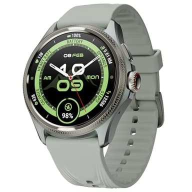 TicWatch Pro 5 Enduro Slate Smartwatch für Männer Android Wear OS Smart Watch 90 Std. Akku 110+ Trainingsmodi 7/24 Herzfrequenz 5ATM GPS Kompass Nicht mit dem iPhone kompatibel