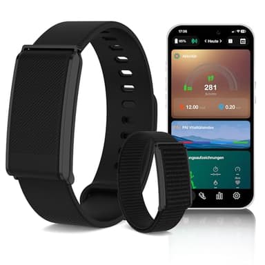 Northpoint Smart Band Fitness-Tracker, Smartwatch, Aktivitäts, Schlaftracker mit Herzfrequenz, 21+ Tage Akkulaufzeit,100+ Sportmodi, Wasserfest IP68, Kein ABO erforderlich für Android & iPhone