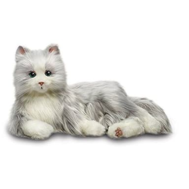 Memorable Pets Katze Plüsch Tabby Therapiepuppe für die Person mit normalem Alterungsgedächtnisverlust oder Caregivers Grau