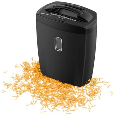 Genie 580XCD Plus Aktenvernichter | Papierschredder | Partikelschnitt | Schredder bis 10 Blatt | CD/DVD & Kreditkartenvernichtung | Sicherheitsstufe P-4 | 21 Liter Abfallbehälter | Geräuscharm