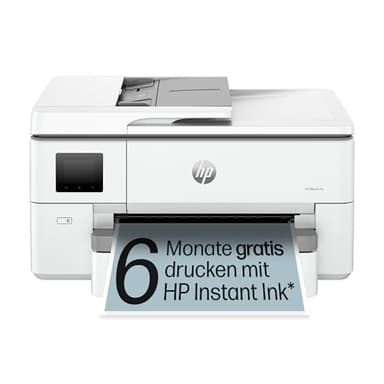HP OfficeJet Pro 9720e A3-Multifunktionsdrucker, Drucken bis A3, 6 Monate gratis drucken Instant Ink inklusive, Drucker, Scanner, Kopierer, Fax, WLAN, LAN, Duplex, Airprint, Grau-Weiß