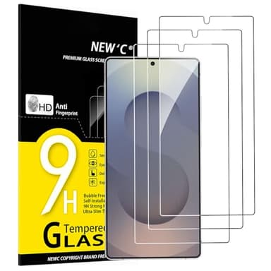 NEW'C 3 Stück für Samsung Galaxy S25 Ultra für Panzerglas, Frei von Kratzern, 9H Härte, HD Displayschutzfolie, Ultra-klar, Ultrabeständig