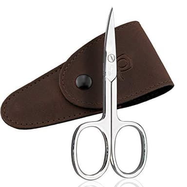 marQus Nagelschere Solingen - Extra scharf mit gebogener Schneide zum exakten Schneiden von Nägeln, inklusive praktischem Etui - Fingernagel und Fußnagel Schere