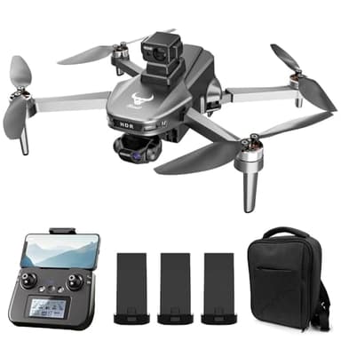 Teeggi SG109 MAX2 Drohne mit Kamera 4K für Anfänge, Wiegt nur 249 Gramm, 360° Hindernisvermeidung, 30 Mins Flugzeit, Bürstenlosem Motor, GPS Professioneller Quadrocopter RC Dron 3 Batterien
