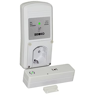 Broko Funk - Abluft - Sicherheitsschalter BL220F(SG) / Funk Sicherheits Abluftsteuerung DIBt geprüft/Fensterschalter Wireless/Fensterkontaktschalter/BROKO