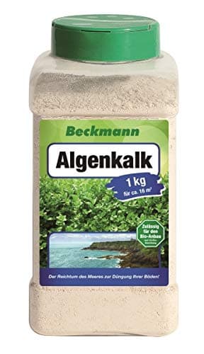Algenkalk Beckmann 1kg Buchsbaumretter - Zulässig für den Bio-Anbau - Buchsbaum Kur - Feines Pulver - - Buxus