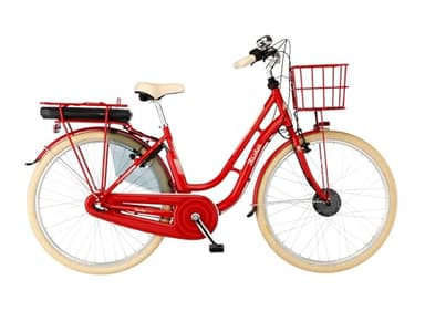 FISCHER E-Bike City CITA RETRO 2.0, Elektrofahrrad für Damen und Herren, RH 48 cm, Frontmotor 32 Nm, 36 V Akku