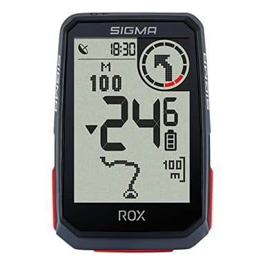 SIGMA SPORT ROX 4.0 Fahrradcomputer inkl. Vorbauhalterung schwarz