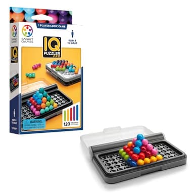 Smart Games SG455 IQ-Puzzler PRO, Geschicklichkeitsspiel, Reisespiel, Gehirntraining, Bunt, Miscelanea