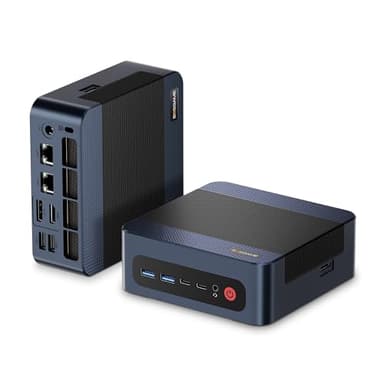 BOSGAME M4 OCulink Mini Gaming PC, mit AMD Ryzen 7 8745HS 8 Kerne 16 Threads Bis zu 4,9 GHz Prozessor, 32 GB DDR5 1 TB PCIe 4.0x4 SSD, USB 4.0, 2,5G LAN, Wi-Fi 6E, BT 5.2