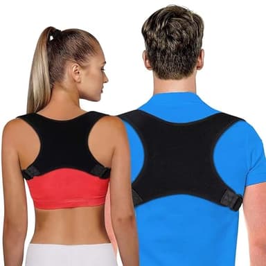 Rücken Geradehalter, Haltungstrainer zur Haltungskorrektur – für eine ergonomische und gesunde Körperhaltung, die Linderung von Nacken-, Schulter- und Oberen Rückenschmerzen für Männer und Frauen