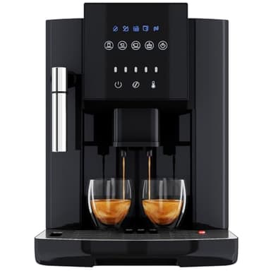 ProfiCook® Kaffeevollautomat mit Milchaufschäumdüse für Cappuccino | Kegelmahlwerk | mit Vorwärmfunktion für Tassen | italienische Profi-Pumpe | Touch-Display | Kaffeemaschine | PC KAV 1281