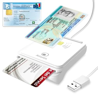 Atlantis CIE 3.0 Leser elektronischer Personalausweis und Gesundheitskarte,