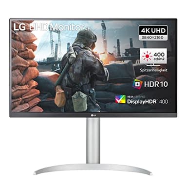 LG Electronics 27UP650P-W 4K UHD 27'' (68cm), 3840 x 2160, 16:9, VESA DisplayHDR™ 400, AMD FreeSync™, IPS with DCI-P3 95%, HDR10, 5ms GtG - Weiß