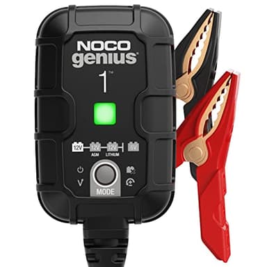 NOCO GENIUS1: 1A 6V/12V Intelligentes Batterieladegerät – Automatischer Erhaltungslader, Ladegerät & Entsulfator mit Überladeschutz & Temperaturkompensation – Für Blei- & Lithiumbatterien